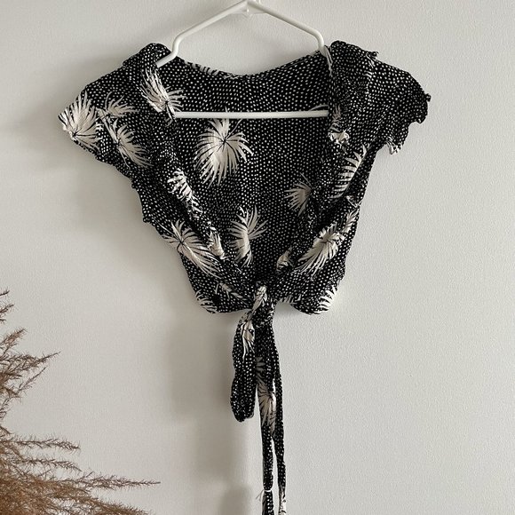 Floral Print billabong crop top - Picture 1 of 3